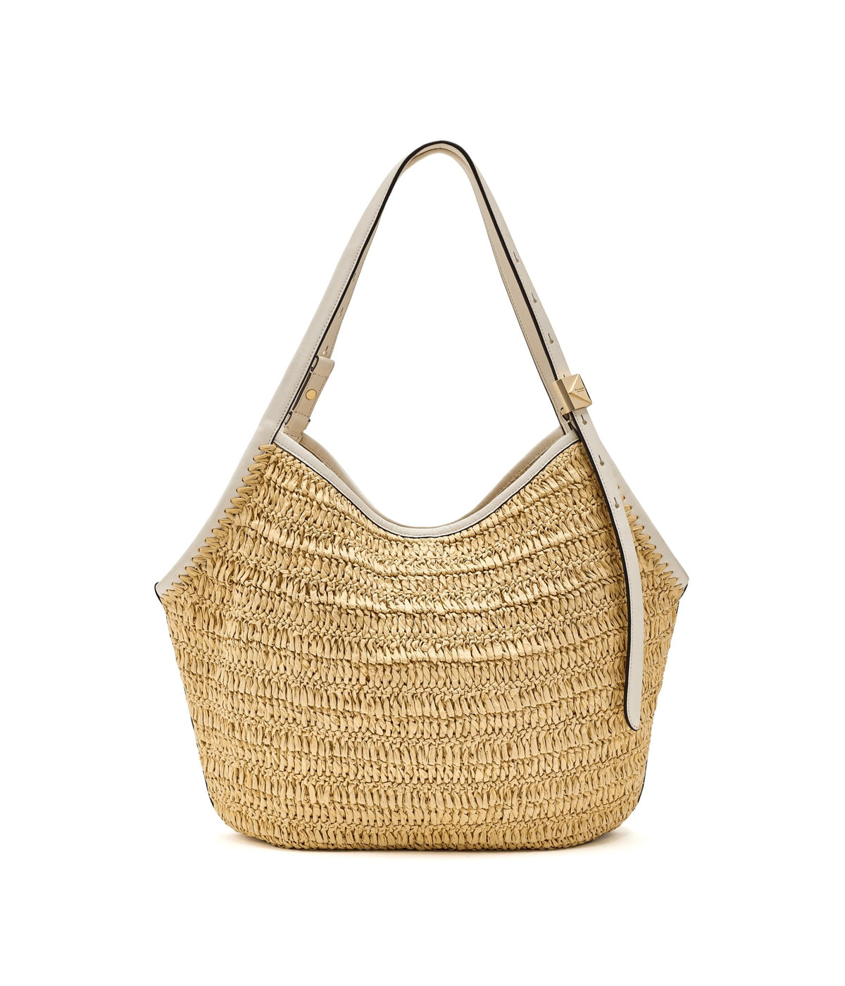 Fine-Grain Leather Tote With Sculpted Silhouette