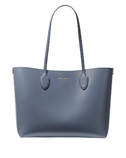 Large Saffiano Leather Tote With Structured Shape