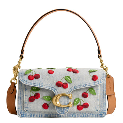 Soft Leather Shoulder Bag With Structured Flap