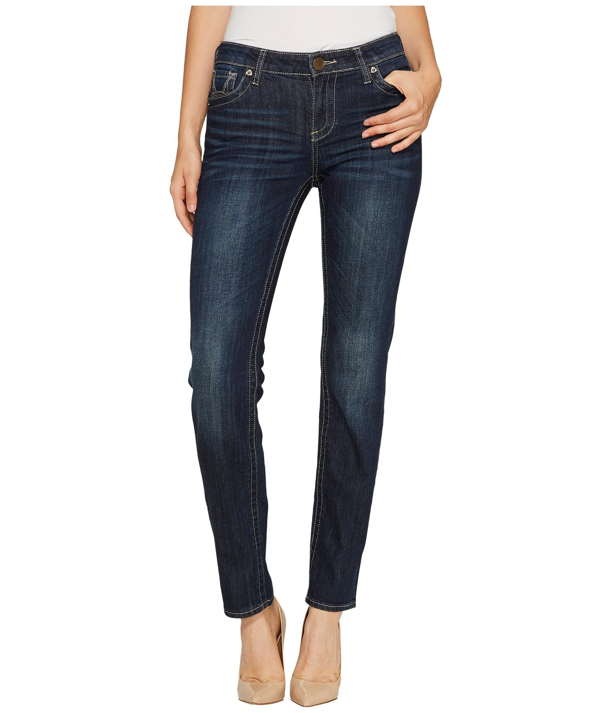 Straight-Leg Jeans With Classic Denim Fit