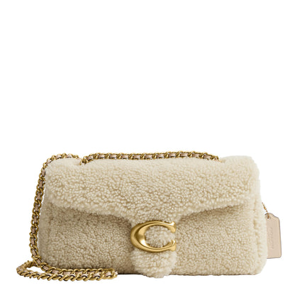 Soft Leather Shoulder Bag With Structured Flap