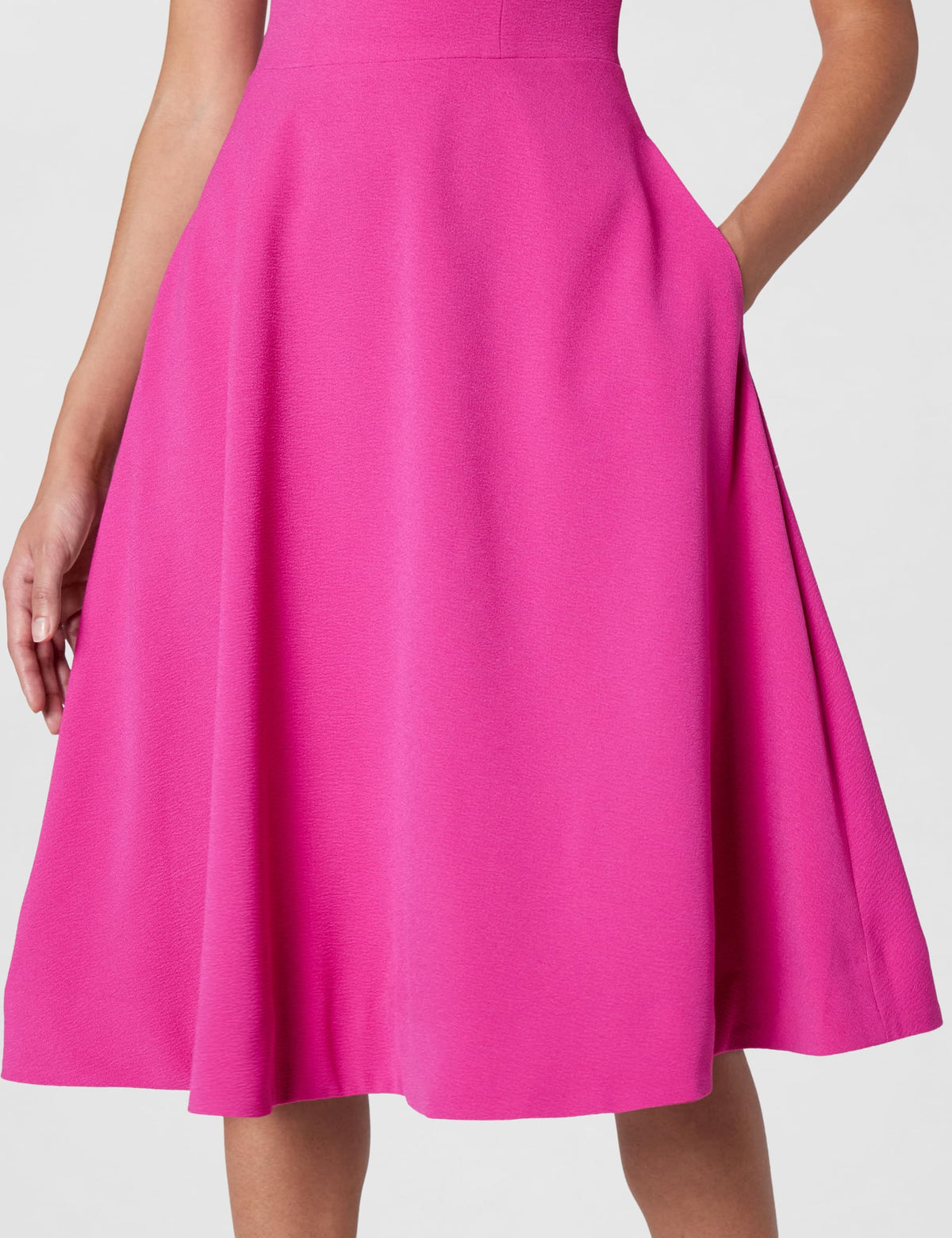 Elegant Midi Dress With Sculpted Silhouette
