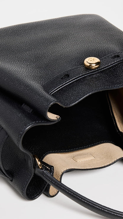 Structured Bucket Bag With Refined Silhouette