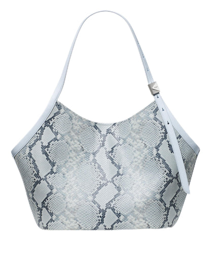 Fine-Grain Leather Tote With Sculpted Silhouette