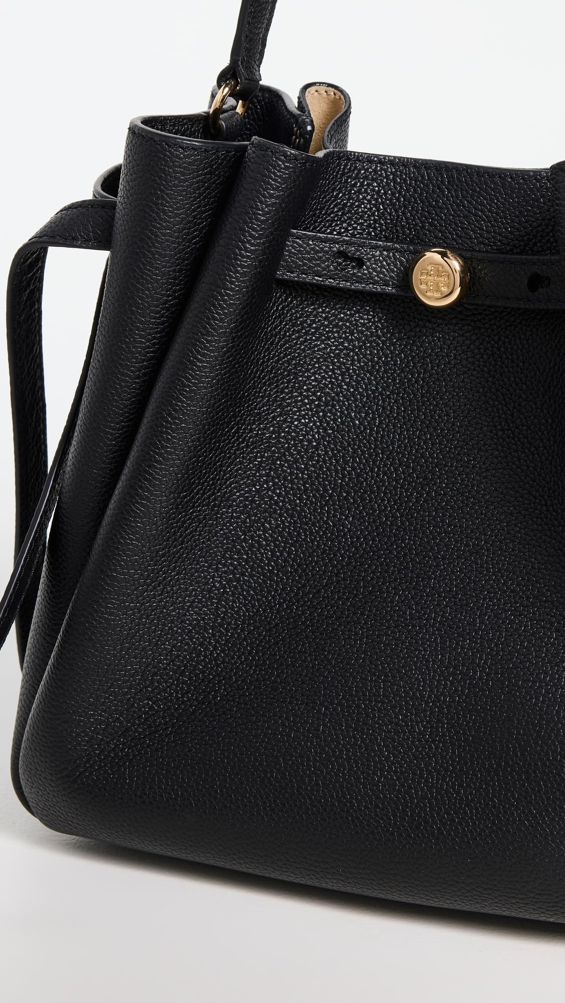 Structured Bucket Bag With Refined Silhouette