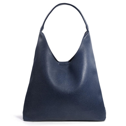 Soft Vegan Leather Hobo Bag With Slouchy Shape