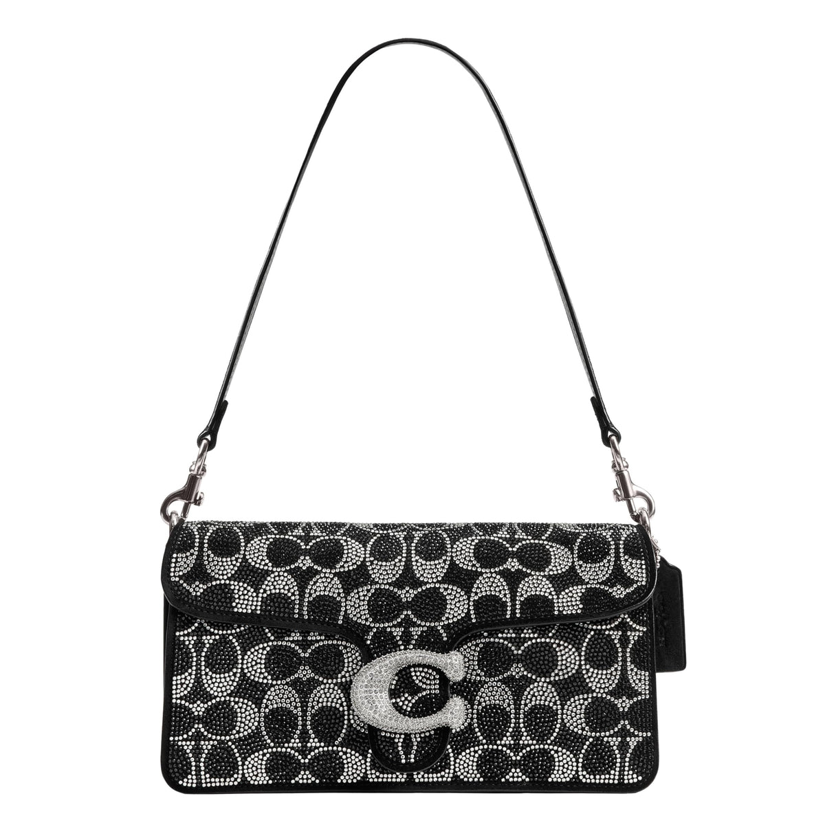 Soft Leather Shoulder Bag With Structured Flap
