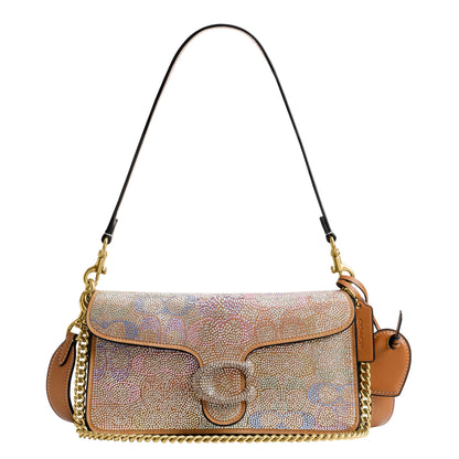 Soft Leather Shoulder Bag With Structured Flap