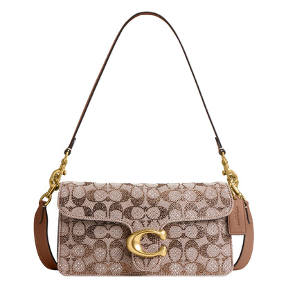 Soft Leather Shoulder Bag With Structured Flap