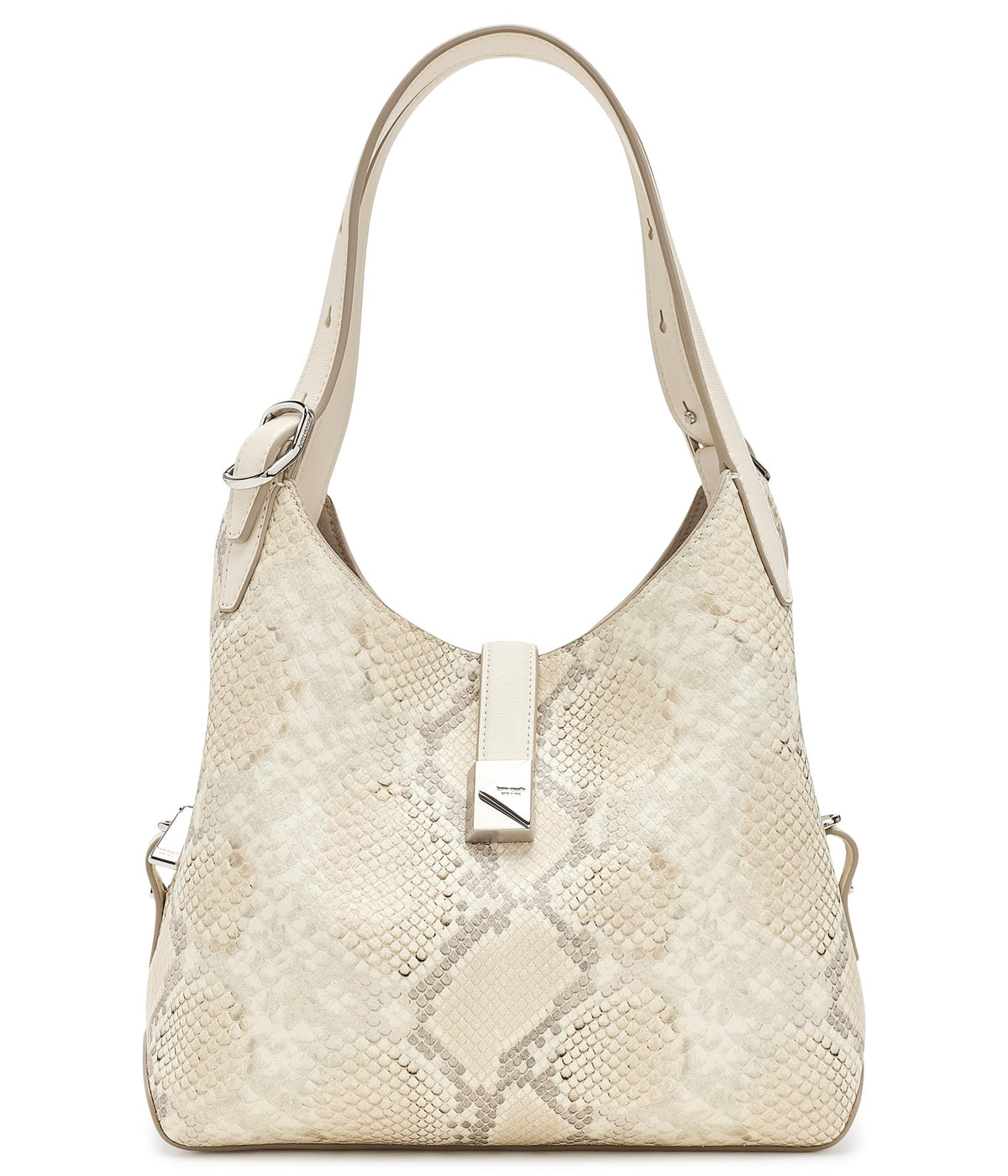 Structured Crossbody Tote Bag With Refined Finish