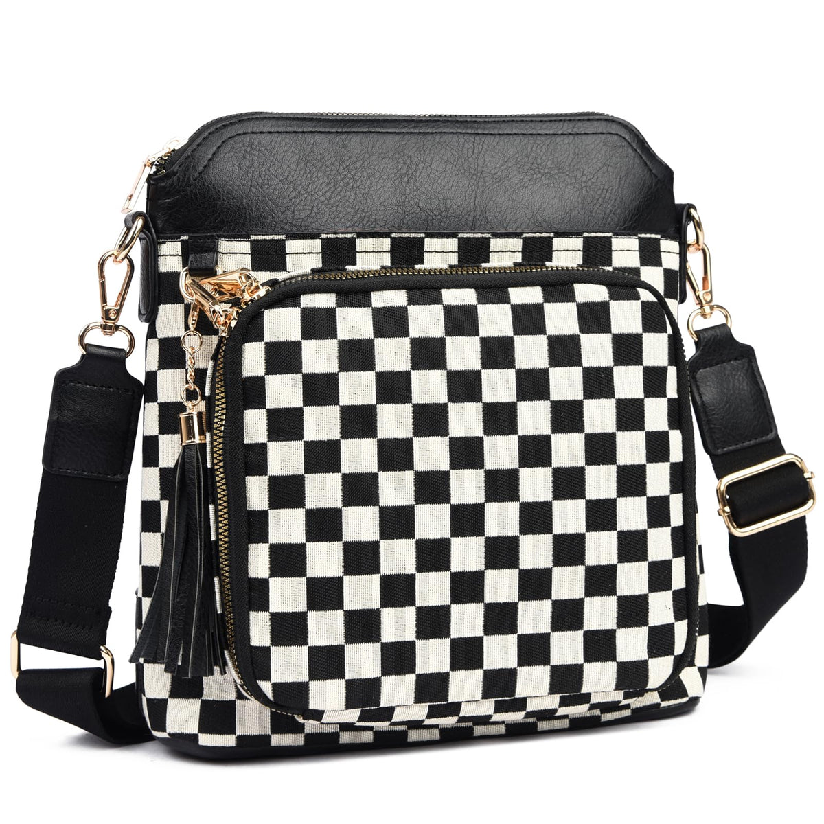 RFID Crossbody Bag With Built-In Wallet