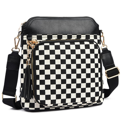 RFID Crossbody Bag With Built-In Wallet
