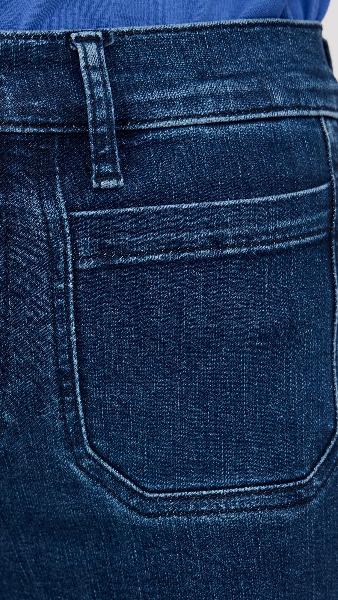 Slim Palazzo Jeans With Statement Pockets